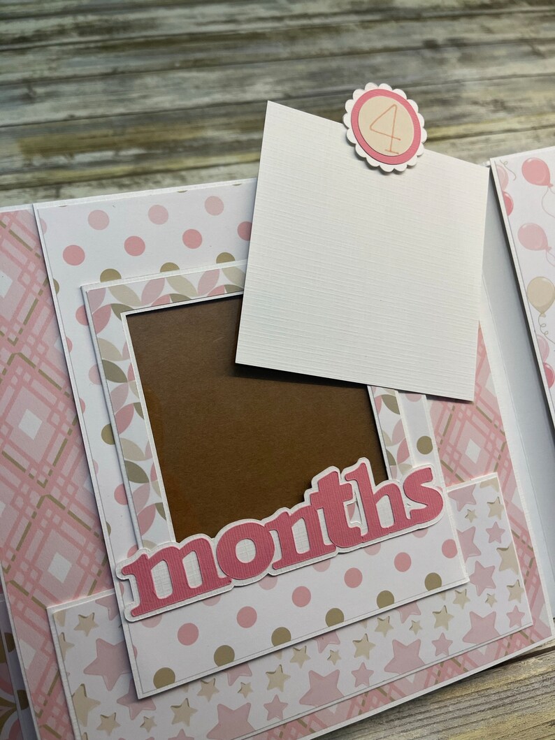 Baby's 1st Year Scrapbook Album Etsy