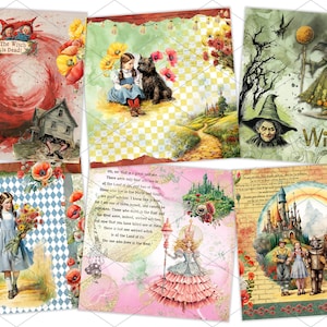 Yellow Brick Road, 12x12, Digital Scrapbook Paper Collection