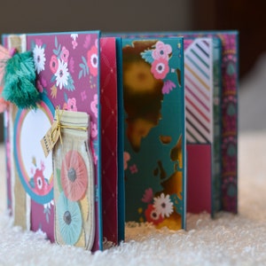 Floral Scrapbook Mini Album