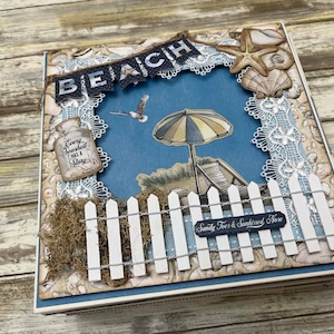 TUTORIAL, Graphic 45, The Beach is Calling, Scrapbook Folio