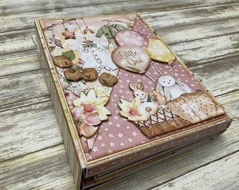 TUTORIAL, Graphic 45, Little One, Scrapbook Folio