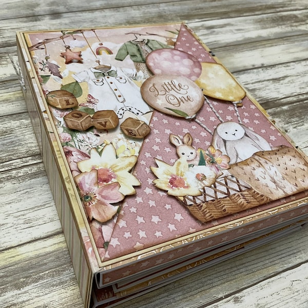 TUTORIAL, Graphic 45, Little One, Scrapbook Folio