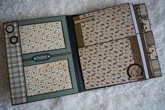 Scrapbook Mini Album, Tutorial, 9 1/2 X 7 1/2 Album - Etsy