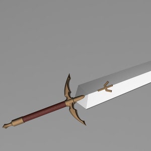 Claymore Anime Inspired Sword For Cosplay Or Display Etsy
