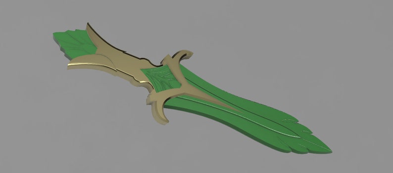 Skyrim Inspired Glass Dagger Replica Cosplay Prop