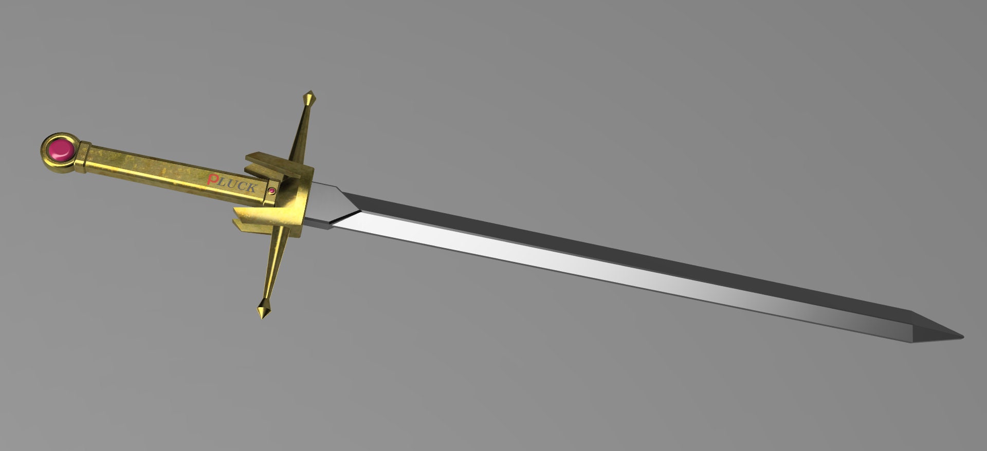 Bruford Pluck Luck Inspired Replica Sword Cosplay Prop From Jojo S Bizarre