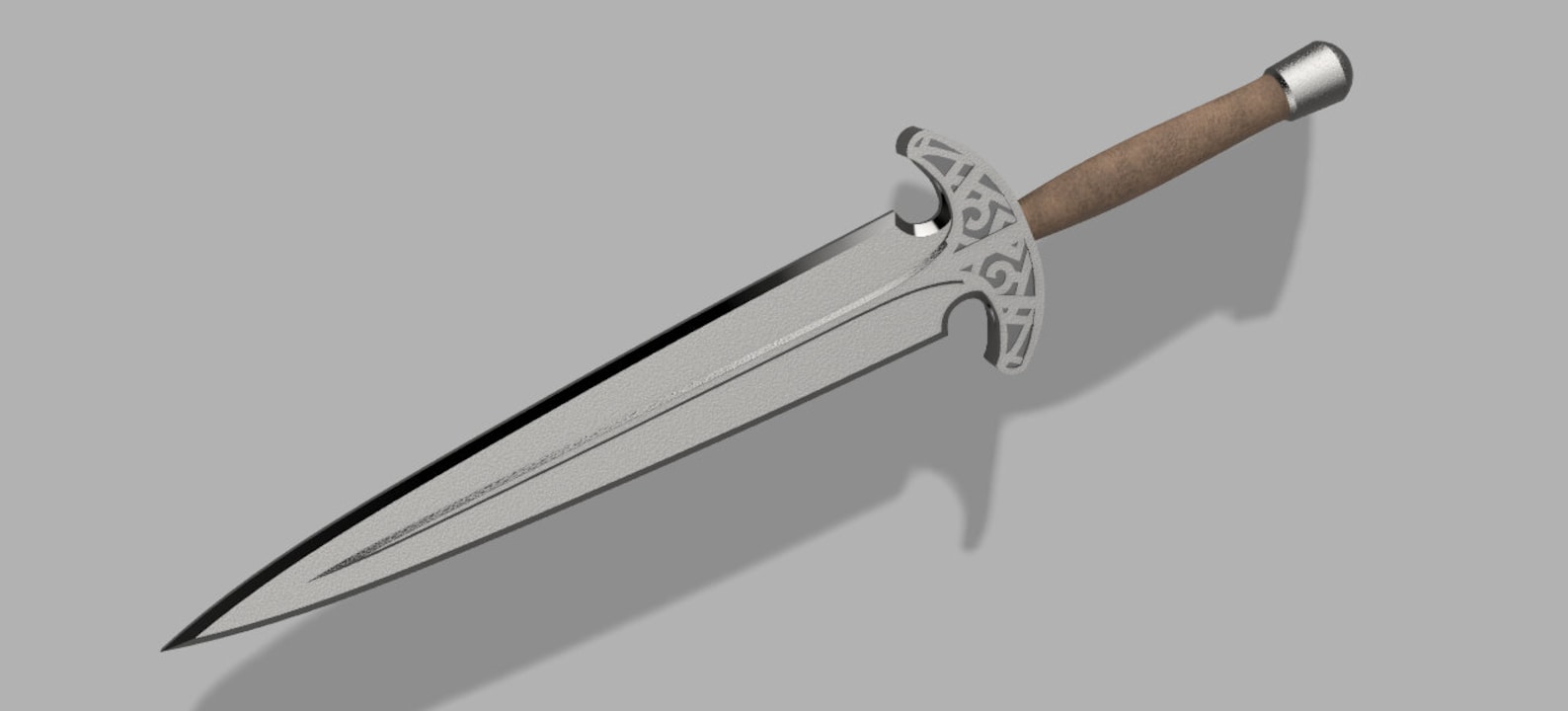 Skyrim inspired Steel Dagger Replica Cosplay Prop Etsy