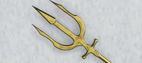 Replica Of King Atlan S Trident From The Aquaman Movie Etsy Replica Of King Atlan S Trident From The Aquaman Movie Etsy