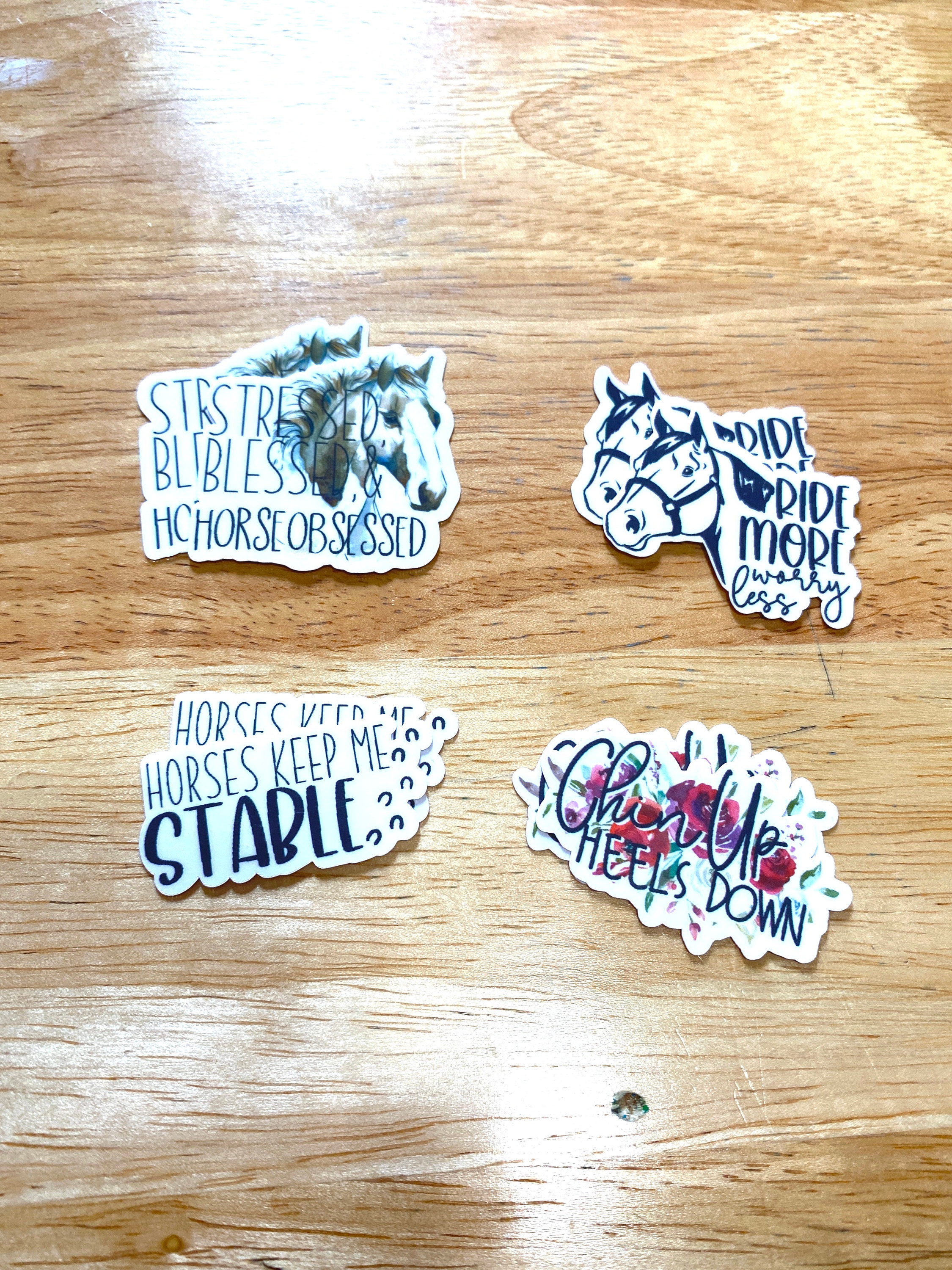 Horse Sticker Pack, Horse Sticker Sheet, Horse Lover Gifts for Women,…