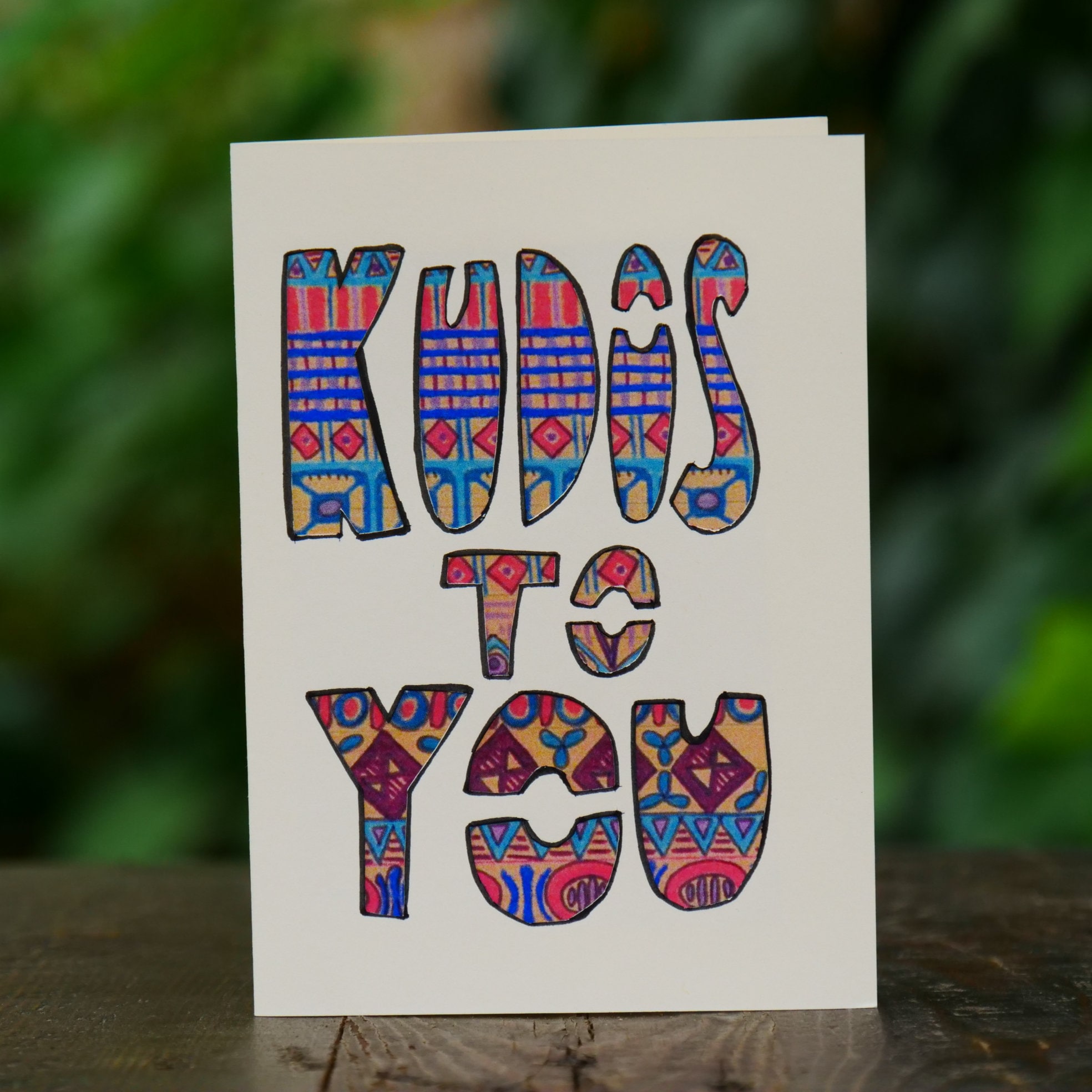 3.5x4.75 Kudos to You Card Congratulations Etsy