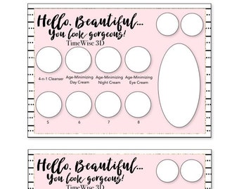Direct Sales Pink Party Tray Inserts - PDF & JPEG
