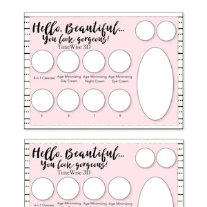 Direct Sales Pink Party Tray Inserts - PDF & JPEG