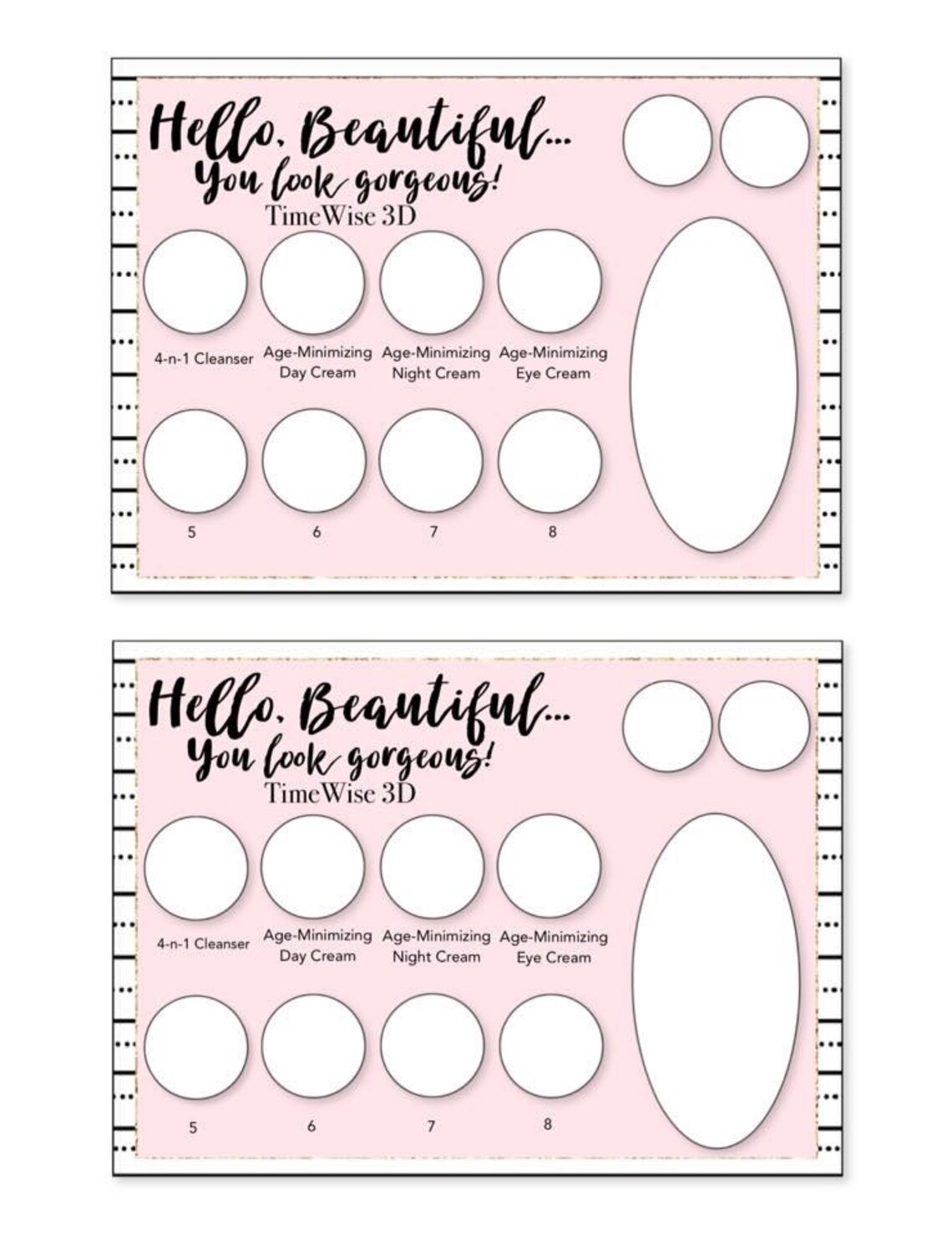Direct Sales Pink Party Tray Inserts - PDF & JPEG - Etsy