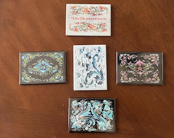 Imán Rosemaling, arte popular noruego estilo Telemark