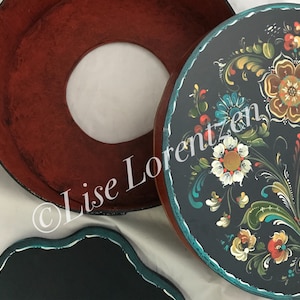 Painting Pattern Packet-Rosemaling-Rosemaling-Os Pie Plate-Original design by Art of Lise Lorentzen