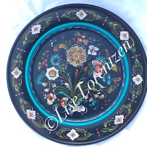 Painting Pattern Packet-Rosemaling-Rosemaling-Os Plate #1-Original design by Art of Lise Lorentzen
