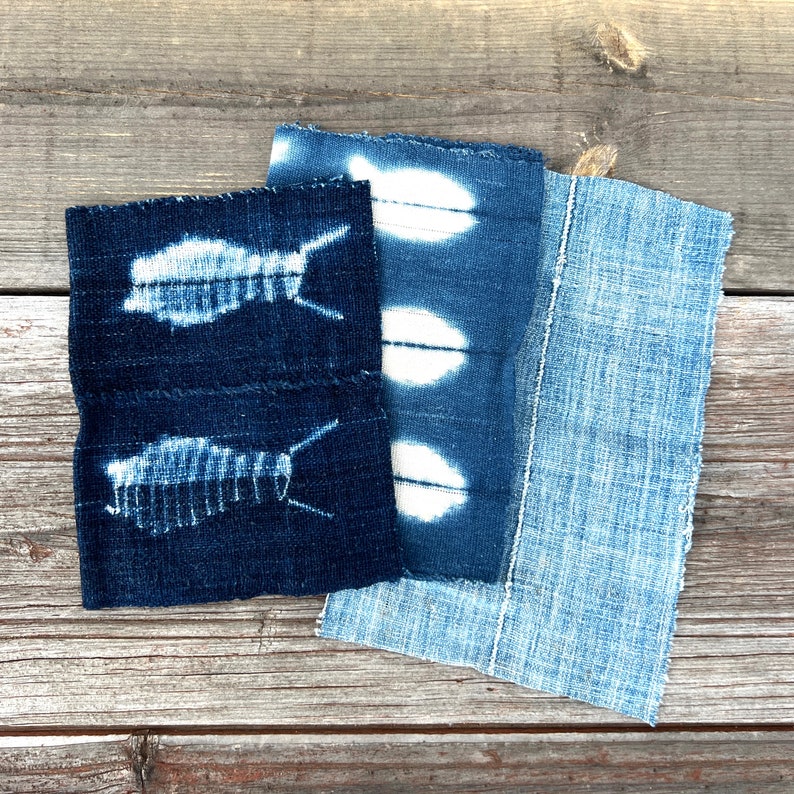 Mud Cloth Scrap Bundle, Mud Cloth Remnants, African Textile Scrap