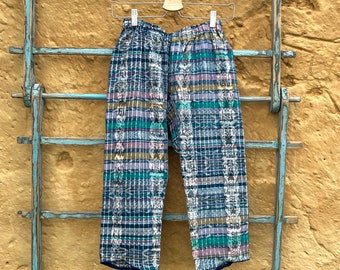 hand-made pants, Guatemalan pants, Corte pants, summer pants, three-quarter pants