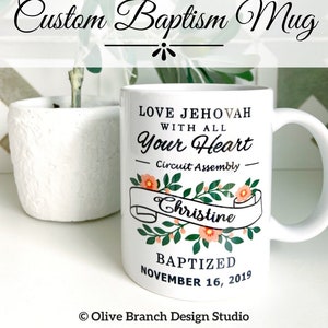 Custom Baptism Mug - JW