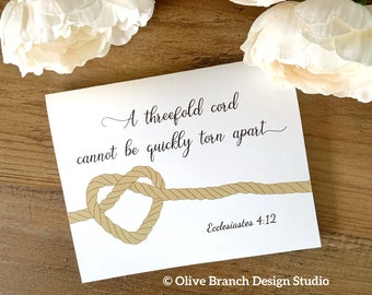 Threefold Cord Card - JW Wedding Anniversary