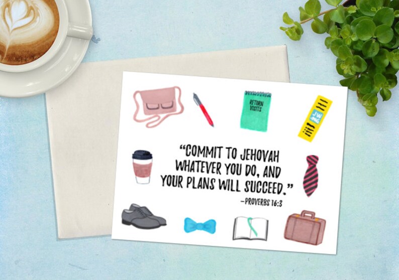 Baptism Card JW JW Cards Etsy UK