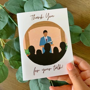 Merci pour votre intervention | discours public | Carte de voeux JW