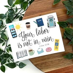 Pioneer Card JW | You Labor is Not in Vain 1 Corinthians 15:58 | Bet Life Ever | Regular Pioneer Service Card