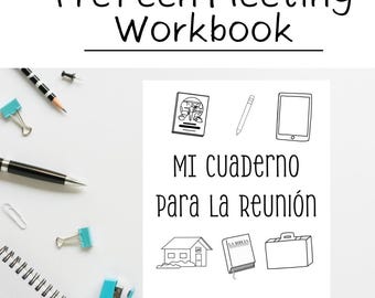 JW PreTeen Meeting Workbook Spanish | Kids Activity Workbook | JW Kids Ages 8-12
