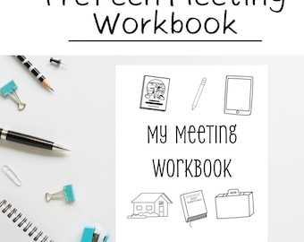JW PreTeen Meeting Workbook English | Kids Activity Workbook | JW Kids Ages 8-12