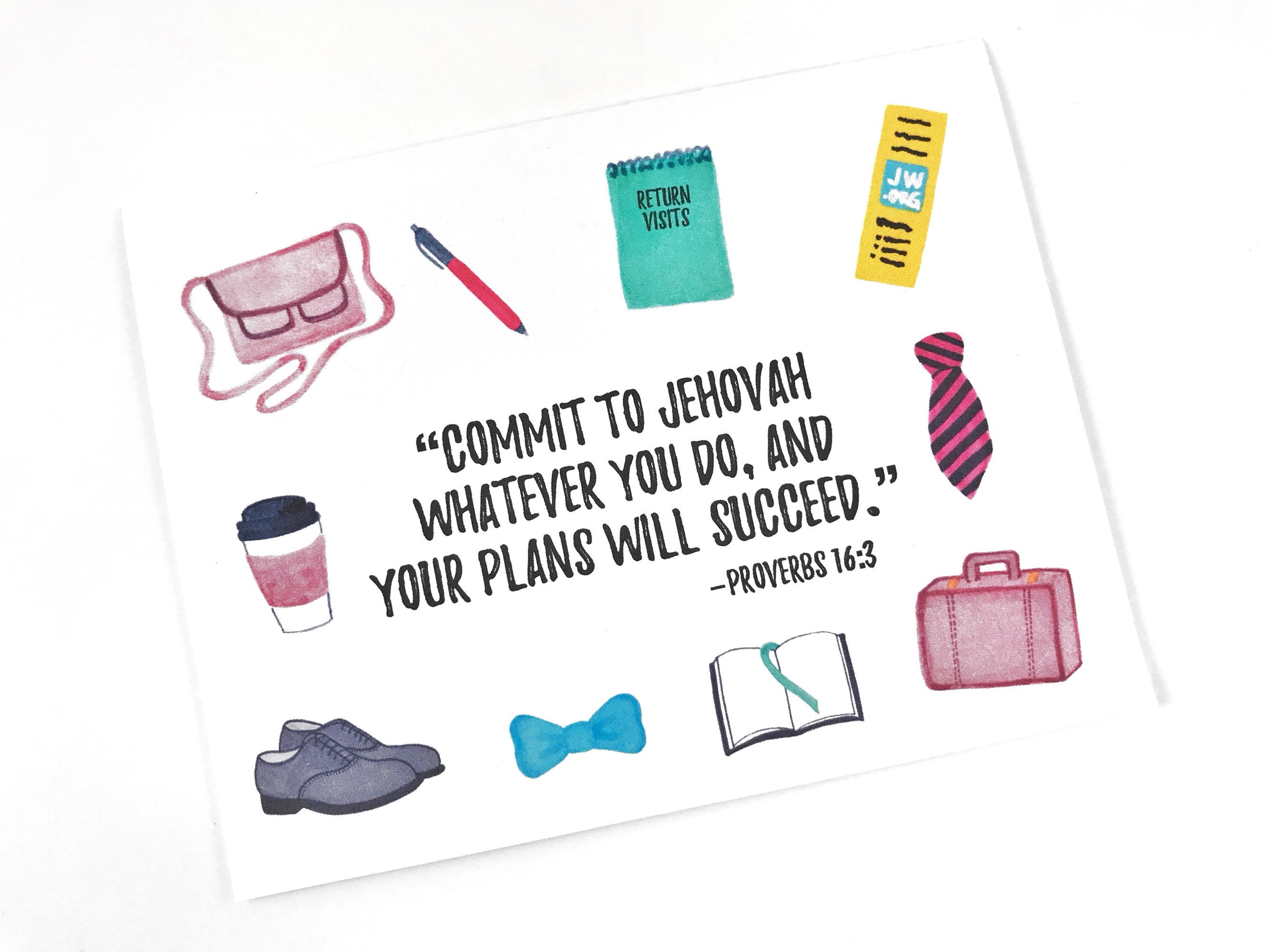 Baptism Card JW JW Cards Etsy