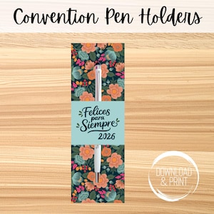 JW Felices Para Siempre 2026 Stifthalter | Blumenmuster | Spanisch (Digital Download)