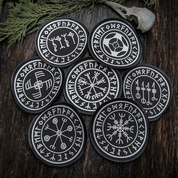 CLEARANCE Icelandic / Viking Magical Stave Fabric Patches