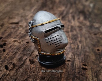 CLEARANCE Decorative Medieval Bascinet Helmet Model Gift