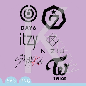 JYP Entertainment Kpop Groups Logos svg, png, ai
