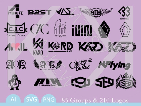 85 Kpop Groups, 210 Logos Svg, Png, Ai -  UK