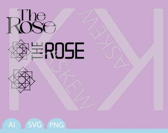 The Rose Kpop Logos svg, png, ai
