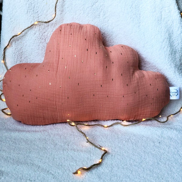 Coussin nuage en gaze de coton