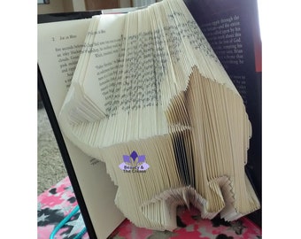 Curious Kitten MMF Book Folding Pattern