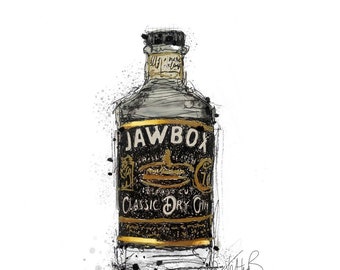 Jawbox Gin Sketch