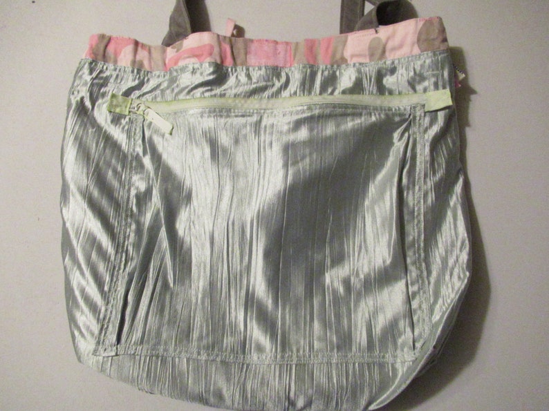 Mvi 2302 Upcycled Large Handmade Pink Camo Tote