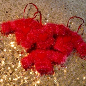 red sparkly jumper