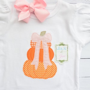 Diseño de apliques de calabaza apilada, apliques de calabaza para niñas, diseño de apliques de calabaza de otoño, apliques de calabaza fáciles, diseño de apliques de calabaza con lazo