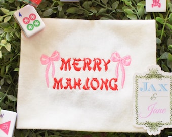 Christmas Mahjong Embroidery Designs (Digital Download)