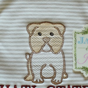 Bulldog Sketch Embroidery, Bulldog Embroidery Design, Bulldogs Embroidery, Sketch Bulldog Embroidery, Bulldog Face Embroidery, Sketch Bulldo