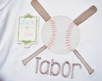 Sketch Baseball Embroidery Design, Bat and Ball Embroidery (Digital Download)
