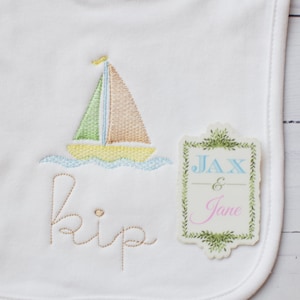 Mini Sketch Sailboat Embroidery Design, Summer Embroidery, Beach embroidery, Sketch Sailboat Embroidery Design, Quick Stitch Sailboat