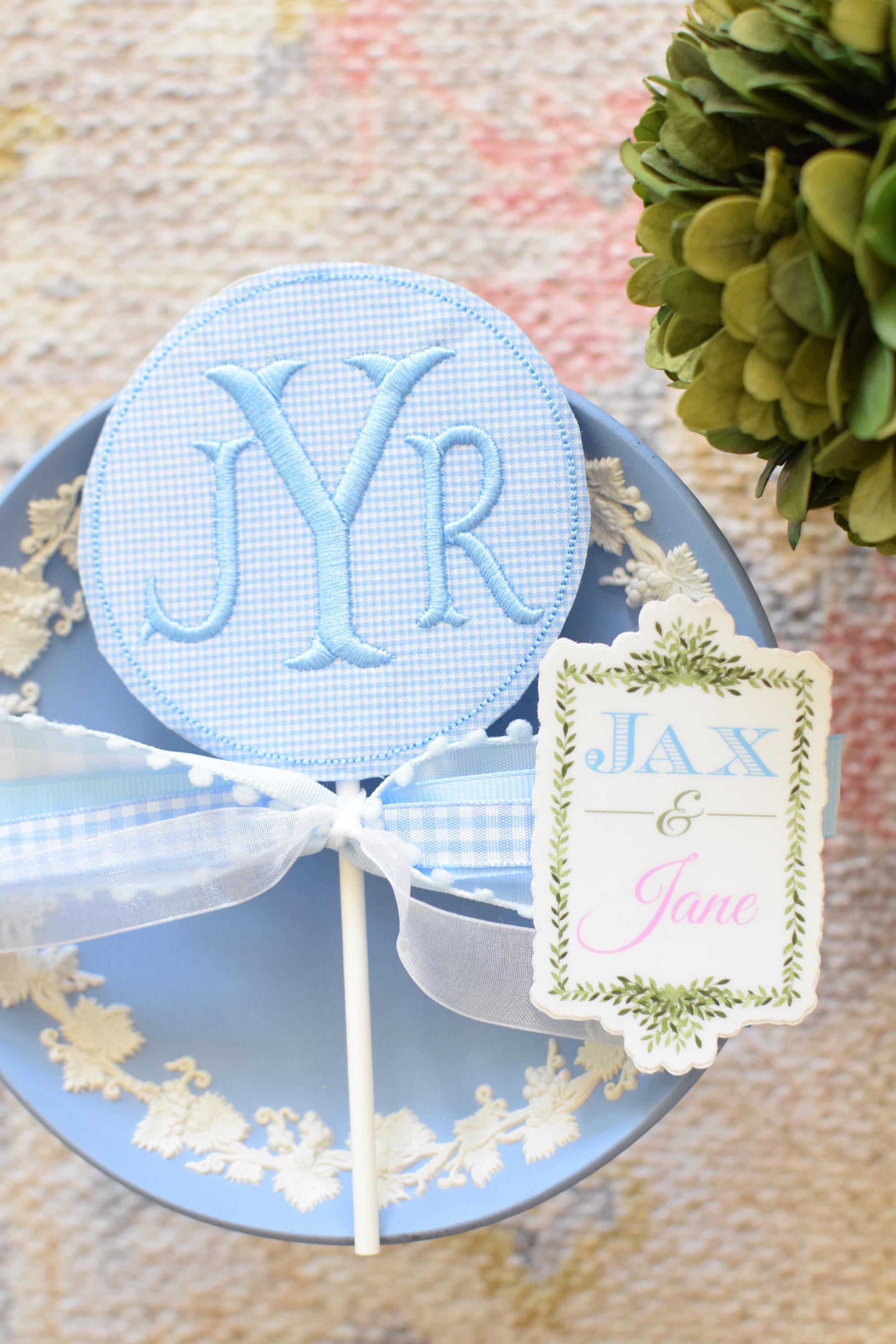 Circle Embroidery Cake Topper Frame, Circle Applique Embroidery Design ...