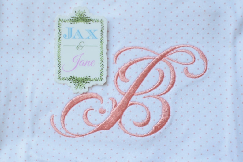 B Scroll Embroidery Design B Embroidery Design B Font Fancy Etsy