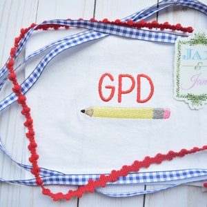 Filled Mini Pencil Embroidery Design, Mini Pencil Embroidery, Pencil Embroidery Design, Back to School Pencil Embroidery, Fill Mini Pencil