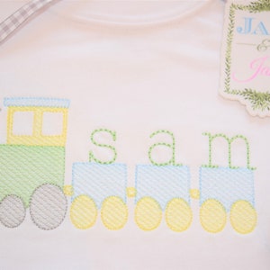 Skizze Zug Stickerei Design, Zug Stickerei Design, Spielzeug Zug Stickerei Design, Choo Choo Zug Stickerei Design, Lokomotive Zug